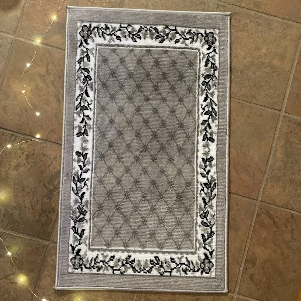 Home Dynamix Premium Aydin Gray-Ivory Rug 21"X35"